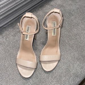 Steve Madden Nude Block Heels